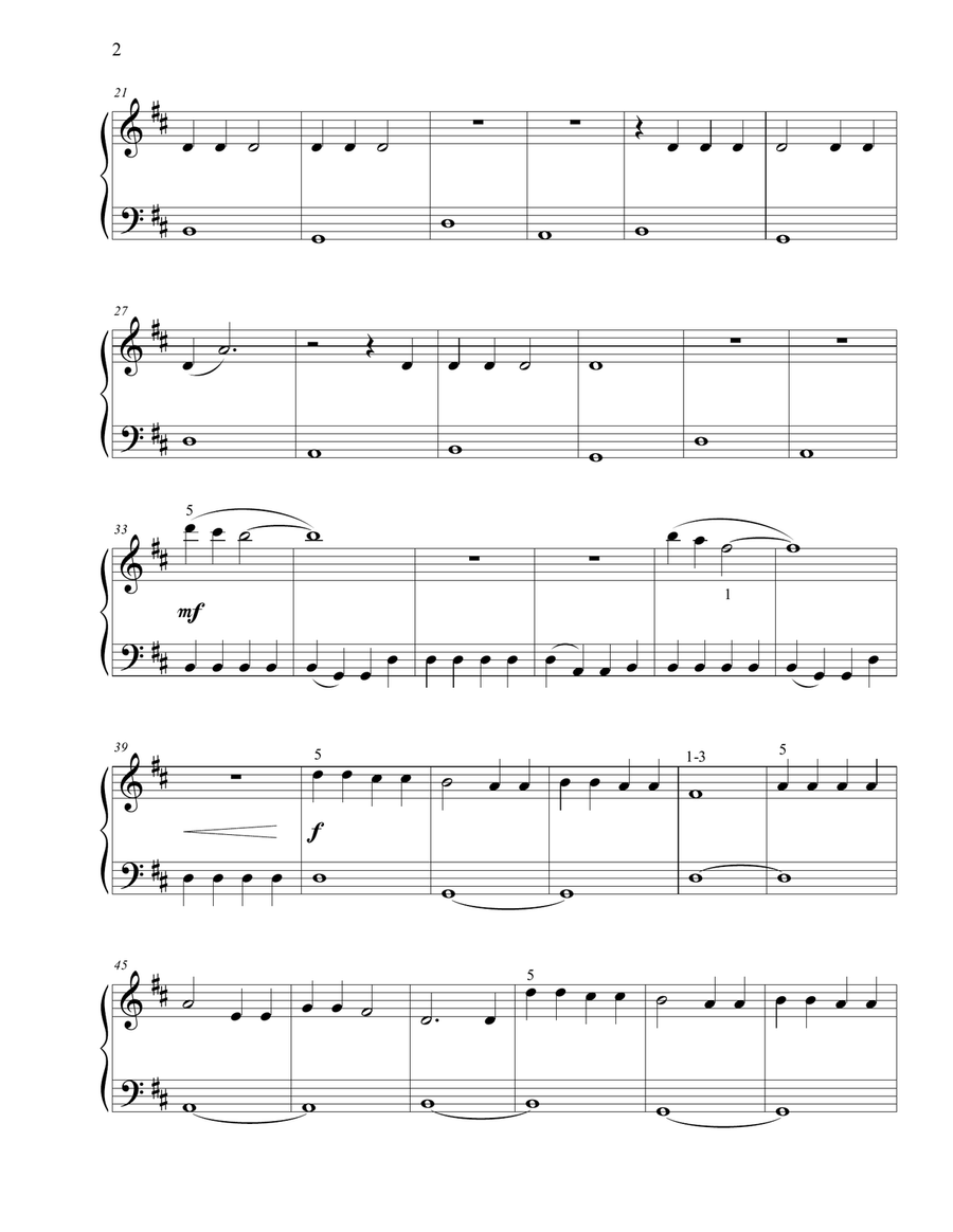 Try Easy Piano scores gallery preview page 3