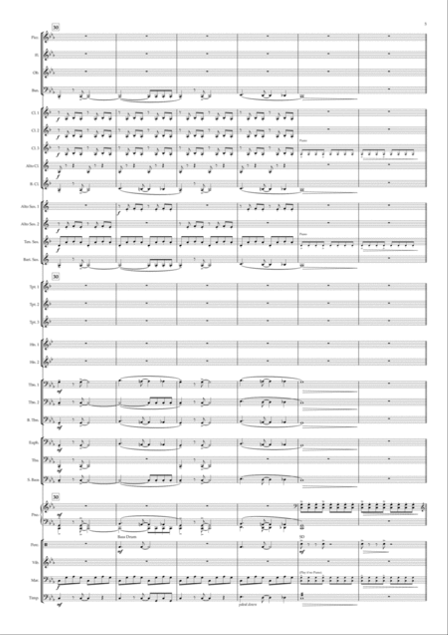 Boiler Chu (sootballs) Concert Band scores gallery preview page 5