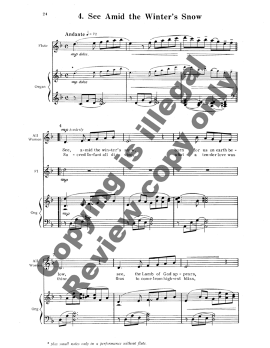 A Christmas Celebration 4-Part scores gallery preview page 14