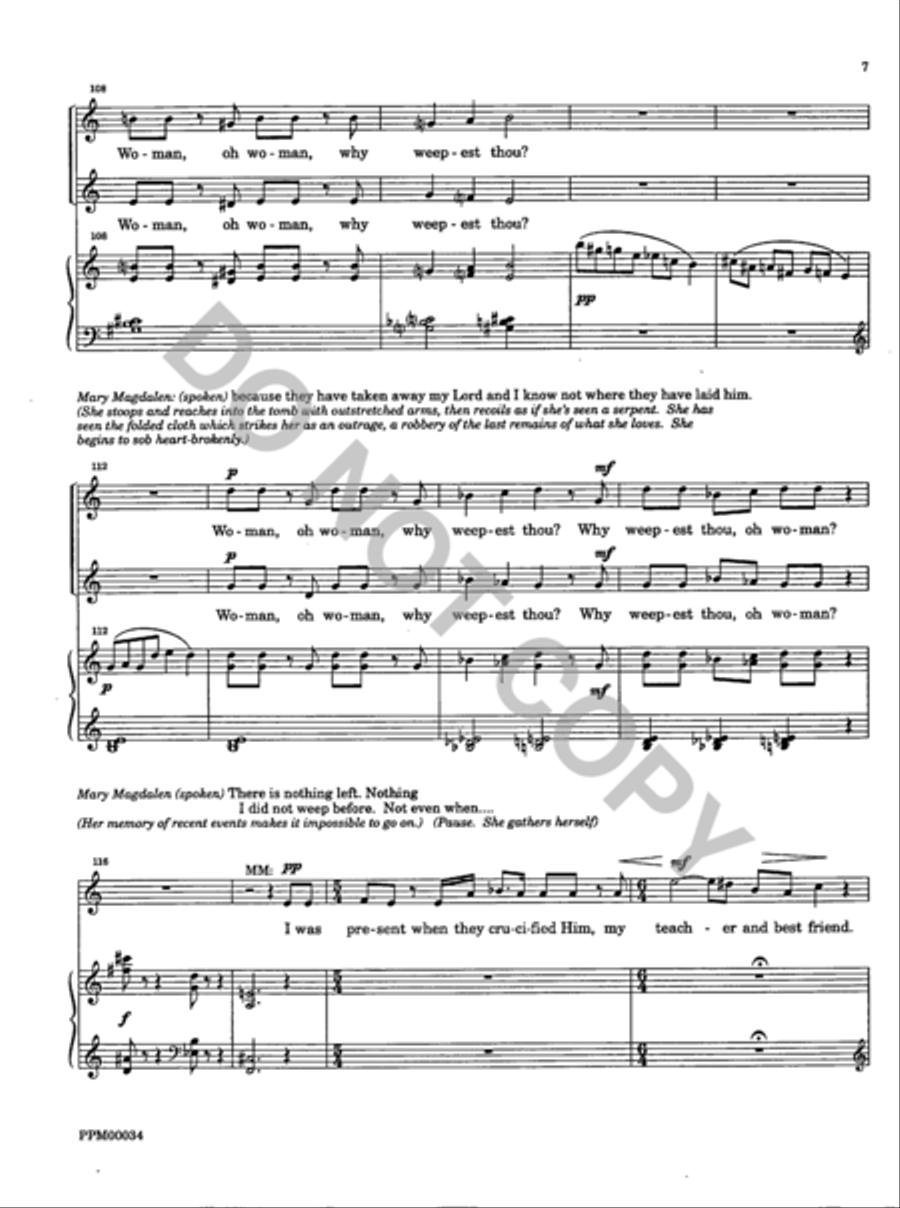 Magdalen at the Tomb Magdalen at the Tomb Choir scores gallery preview page 8