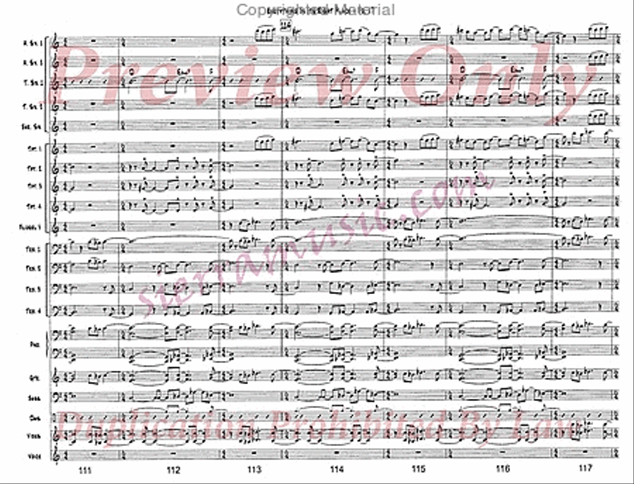 Everything In Its Right Place Jazz Ensemble scores gallery preview page 18