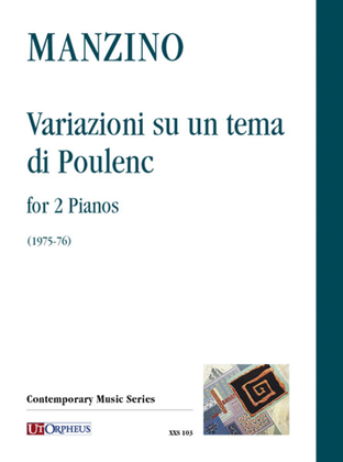 Variazioni su un tema di Poulenc for 2 Pianos (1975-76)