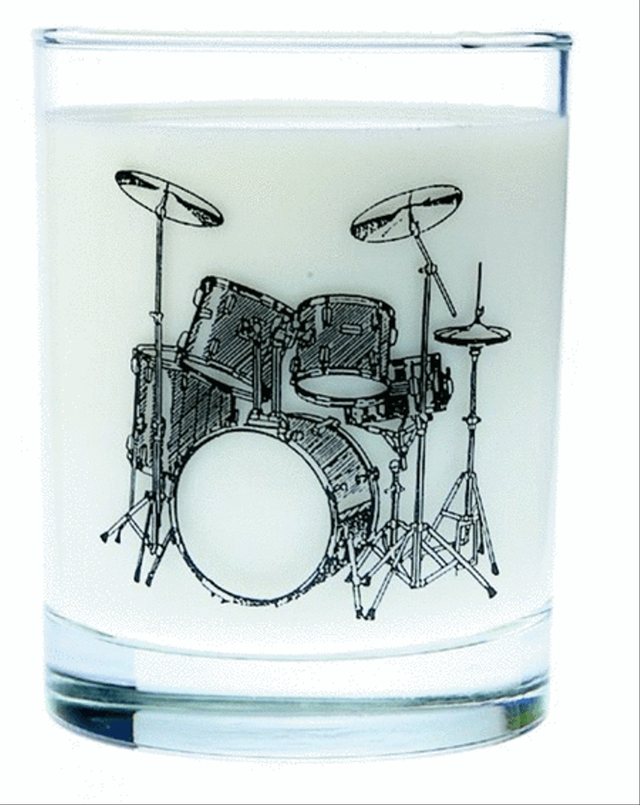 Glass 5Pc Drum Set Black Imprint Drum Set scores gallery preview page 1