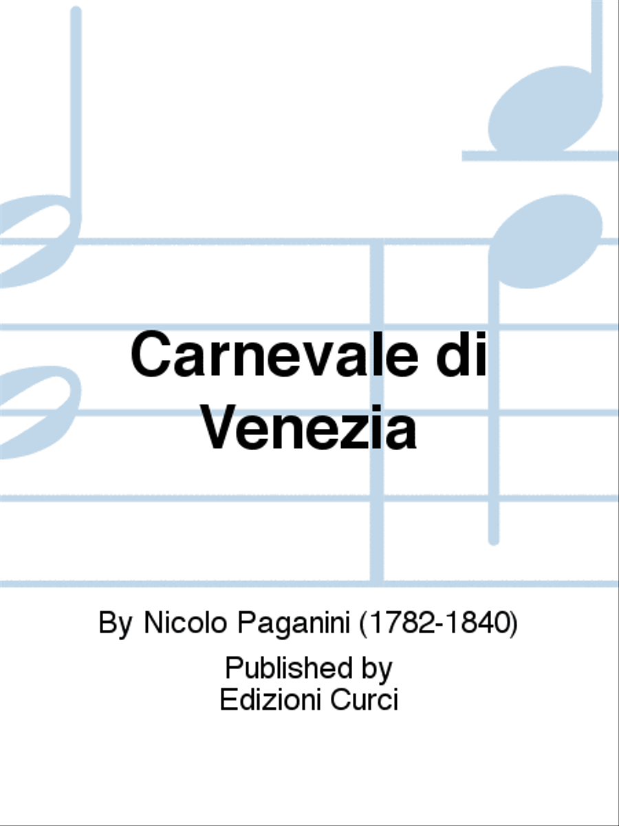 Carnevale di Venezia Piano Solo scores gallery preview page 1