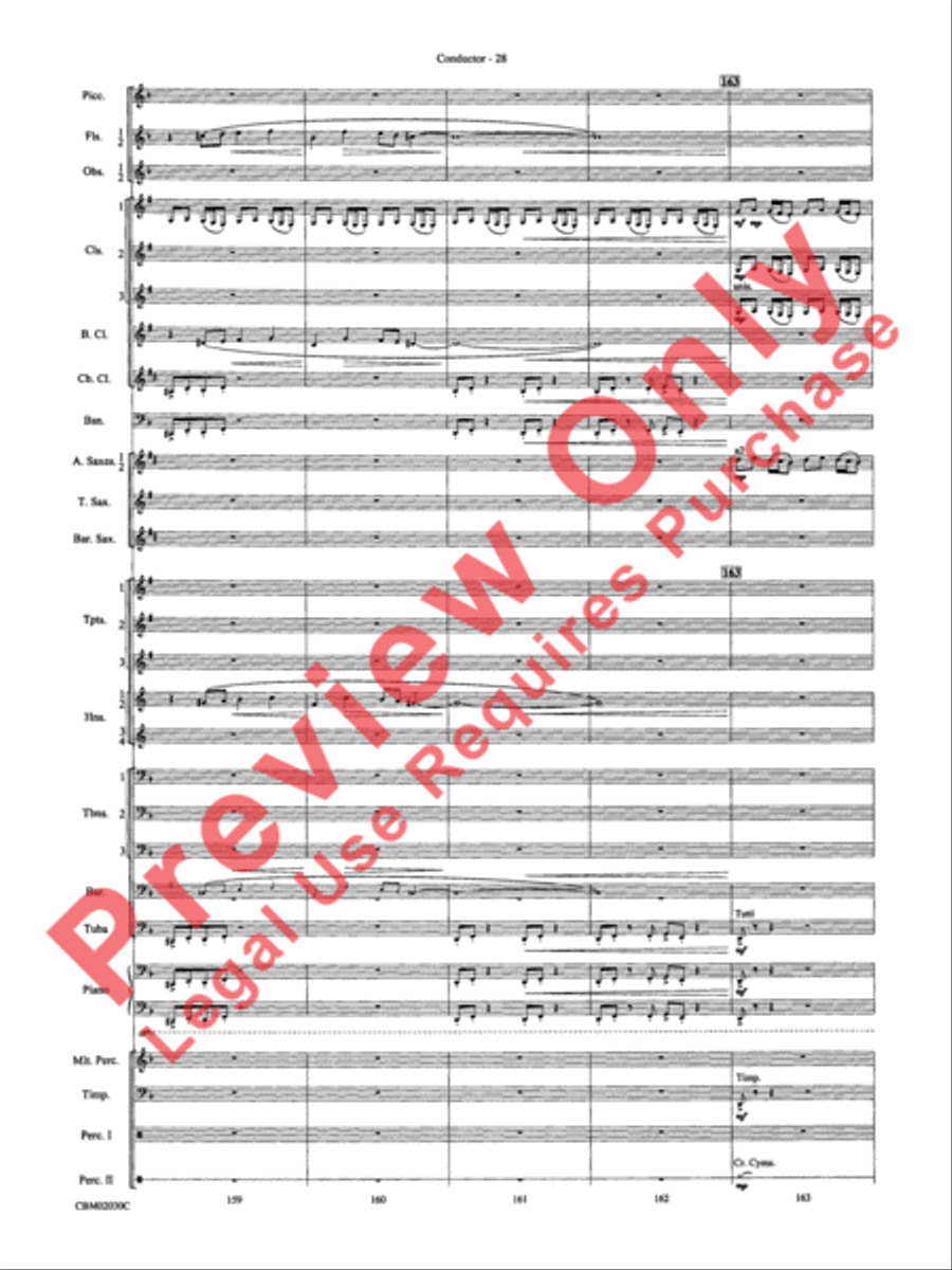 John Williams: Fantasy of Flight (Medley) Concert Band scores gallery preview page 31