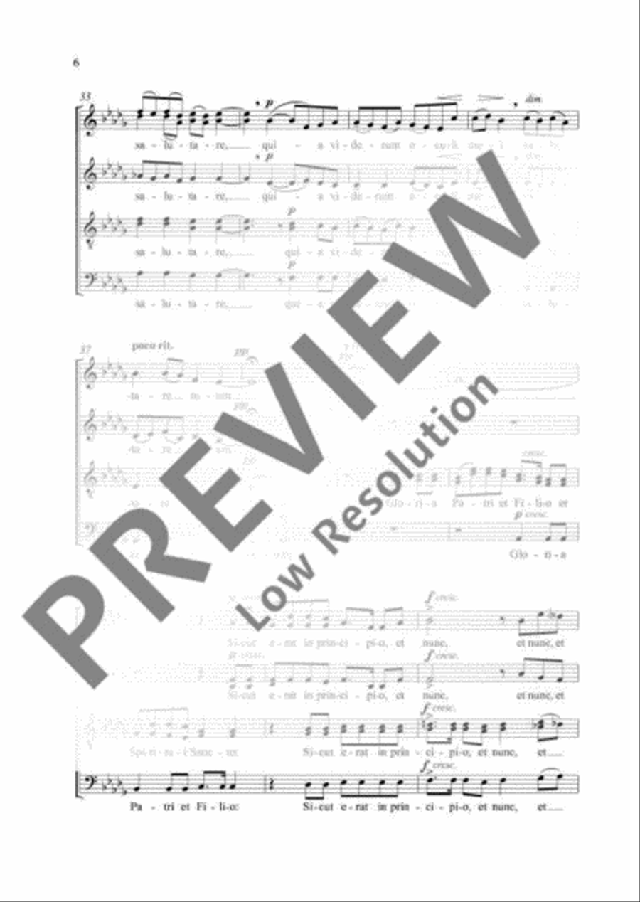 Nunc dimittis Nunc dimittis Divisi scores gallery preview page 7