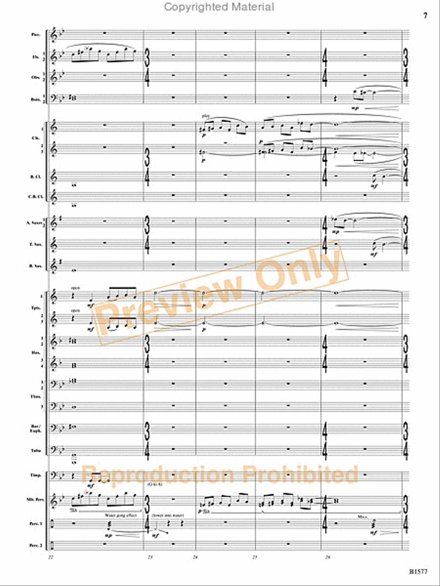 Evocatio Evocatio Concert Band scores gallery preview page 8