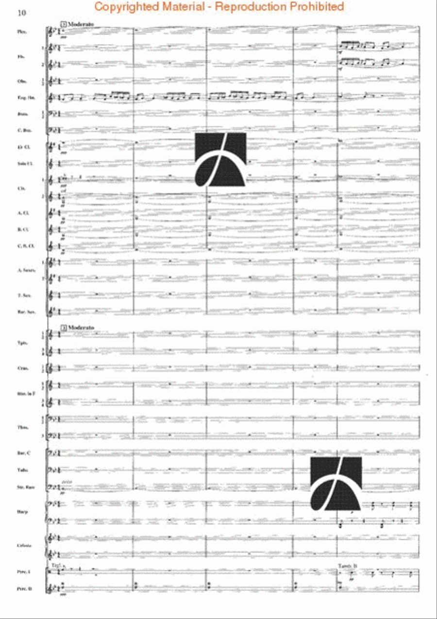 Belkis, Regina Di Saba (Part II) Concert Band scores gallery preview page 10