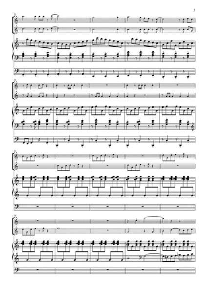 Fantasia italiana for two trumpets (clarini) and organ, timpani ad lib.