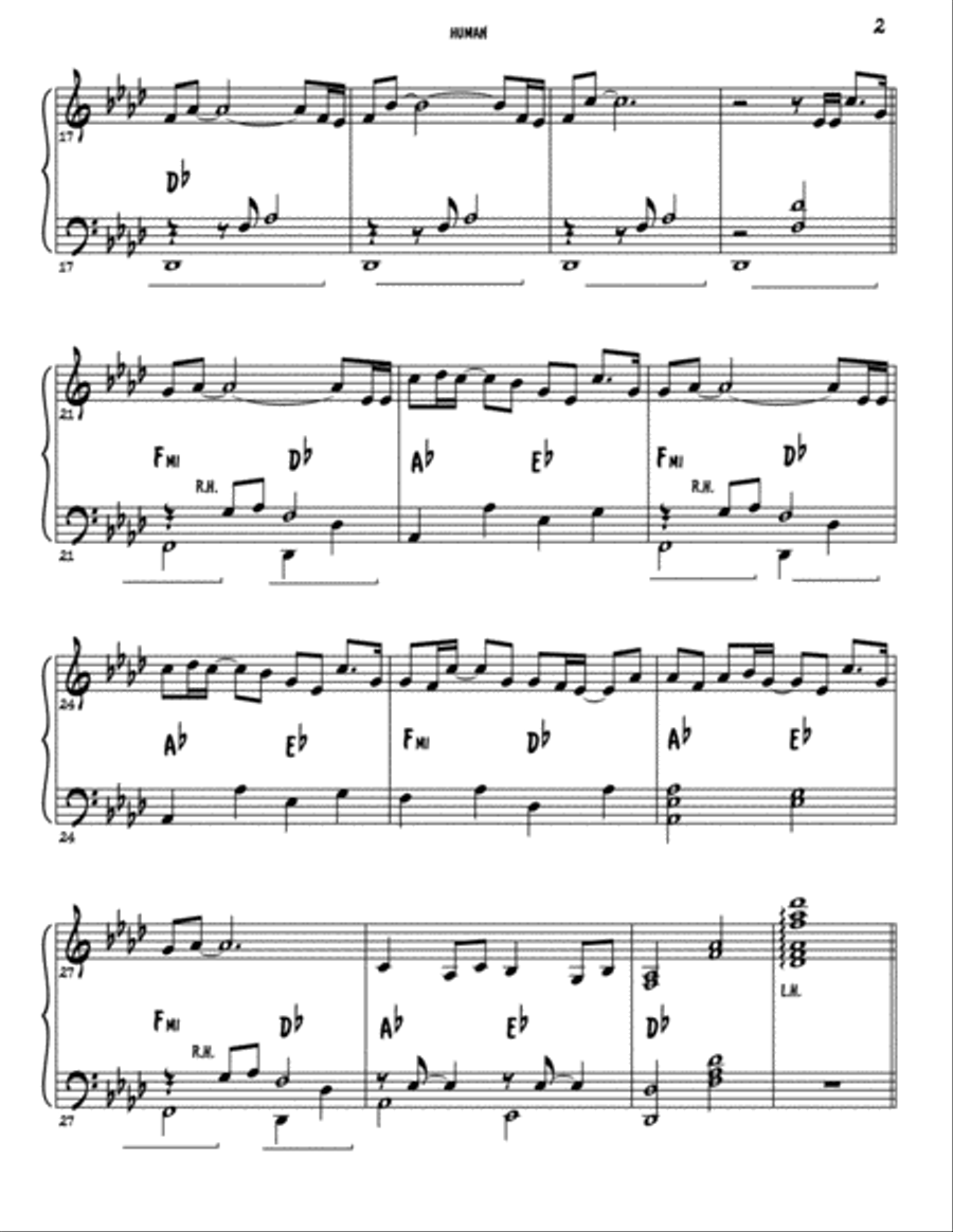 Human Voice scores gallery preview page 2