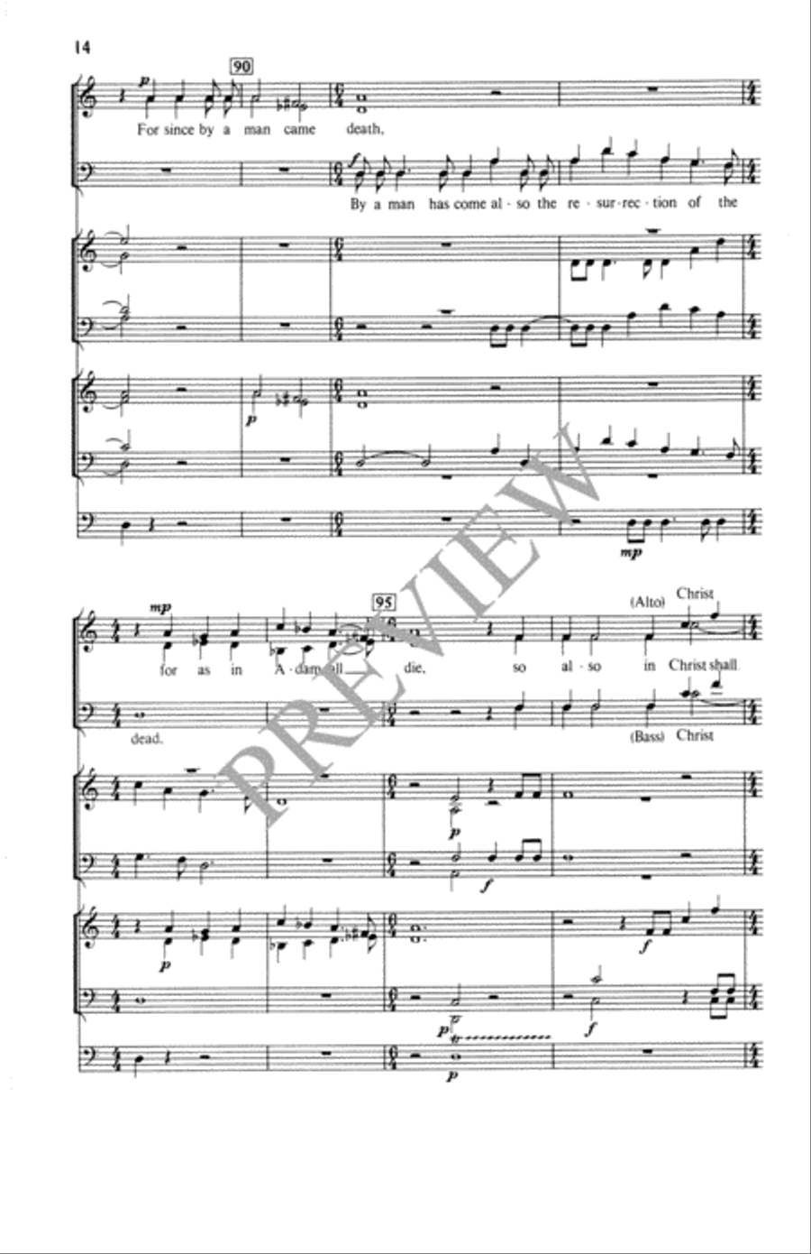Processional for Easter Processional for Easter 4-Part scores gallery preview page 15