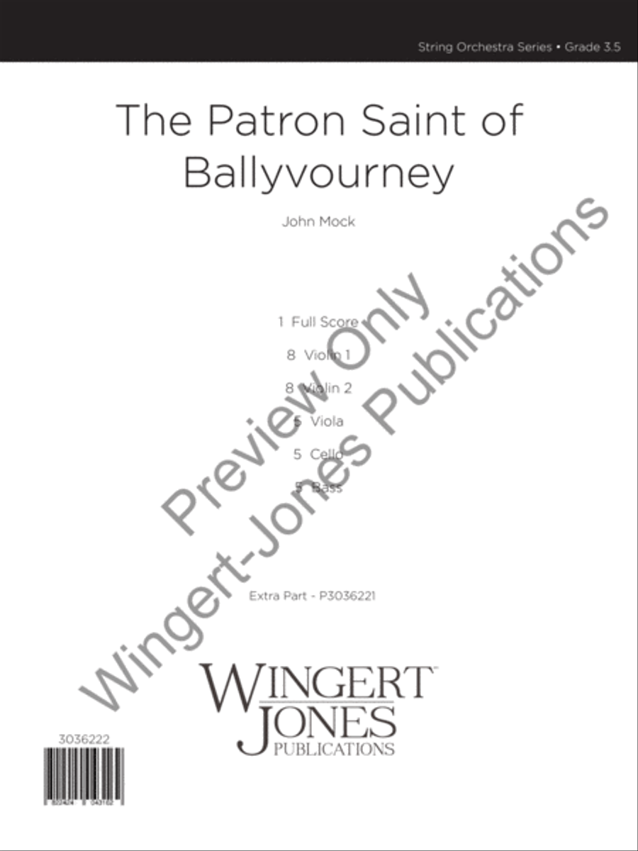 The Patron Saint of Ballyvourney (Score) String Orchestra scores gallery preview page 2