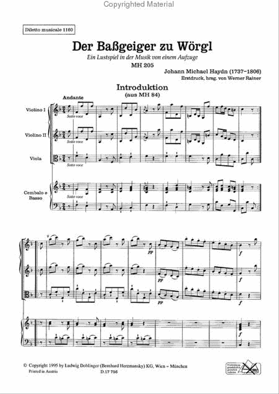 Der Bassgeiger zu Worgl MH 205 Voice scores gallery preview page 2
