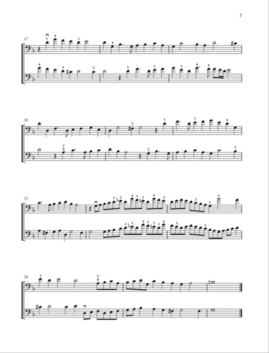 4 Fantasias Cello scores gallery preview page 3