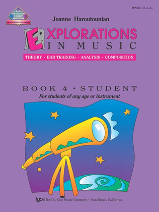 Book cover for Explorations in Music, Book 4 (Book & digital download)