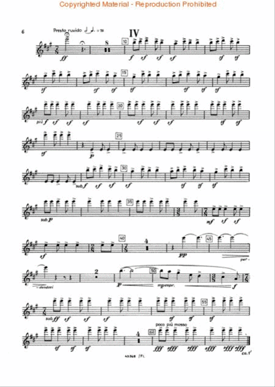 6 Bagatelles Woodwind Quintet scores gallery preview page 3
