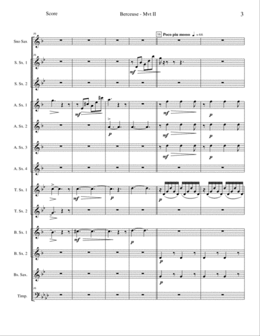 Berceuse (Mvt II) from 