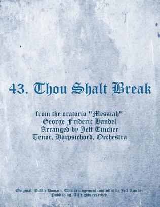 43. Thou Shalt Break