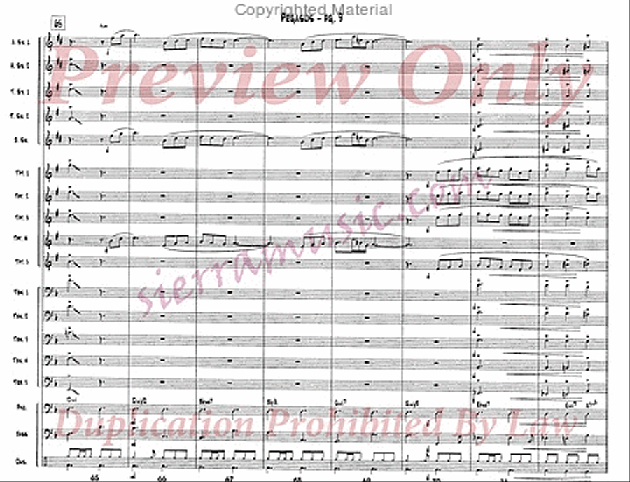 Pegasus Pegasus Jazz Ensemble scores gallery preview page 10
