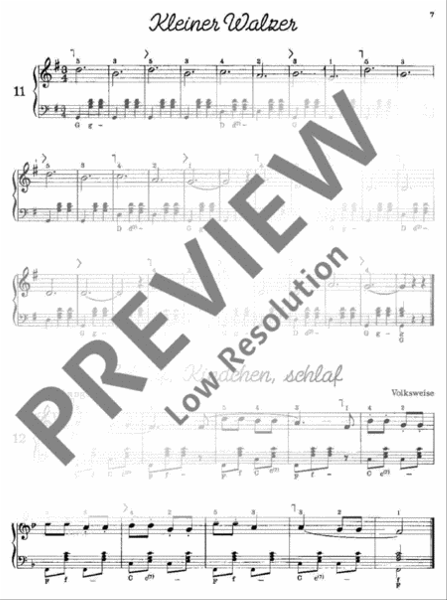 Für kleine Leute Accordion scores gallery preview page 8