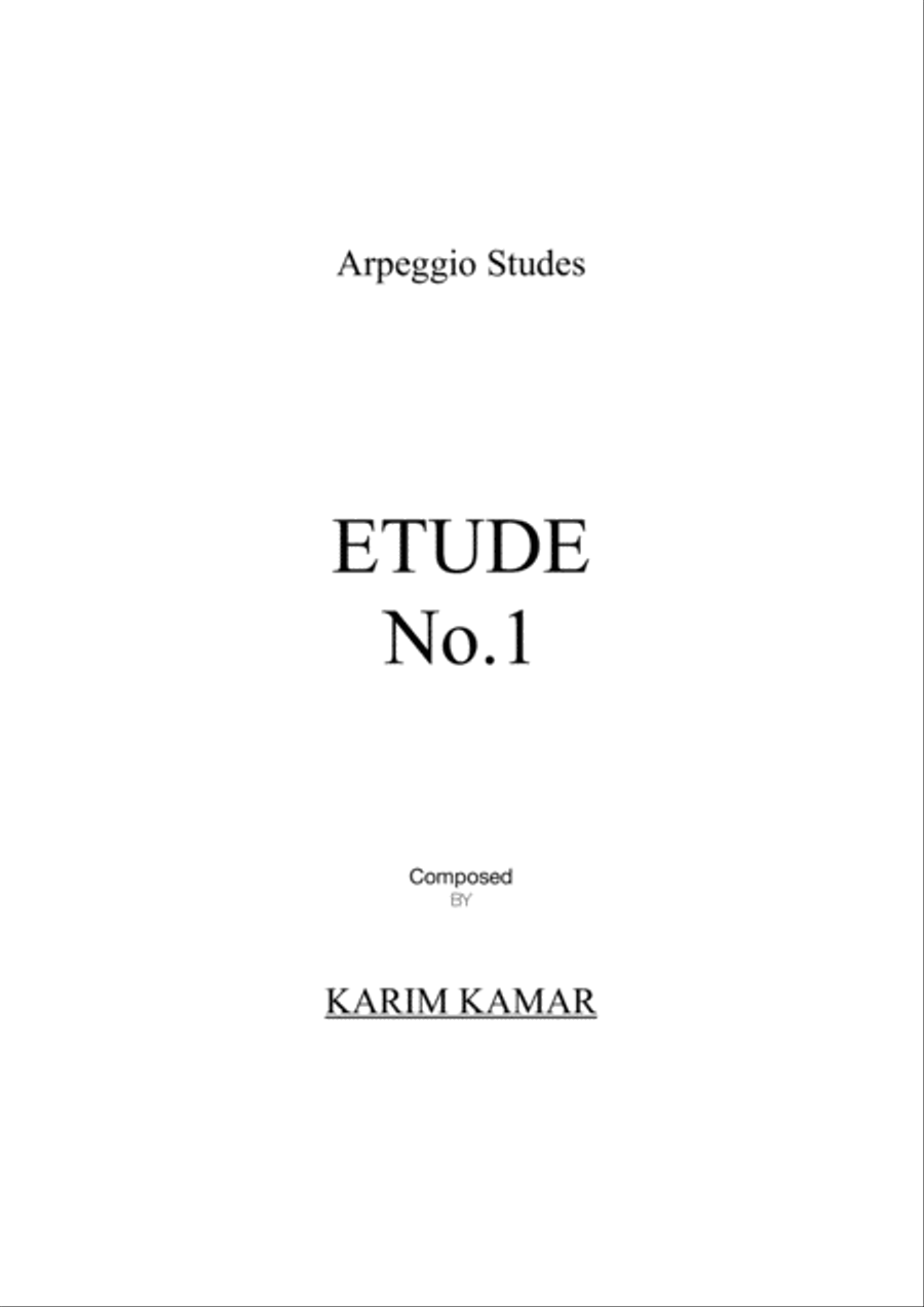 ETUDE No.1 Piano Method scores gallery preview page 1