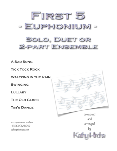 First 5 - Euphonium - Solo, Duet or 2-part Ensemble image number null