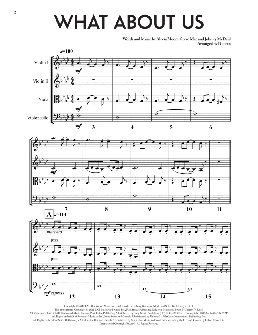 What About Us (from the Netflix series Bridgerton) - Full Score