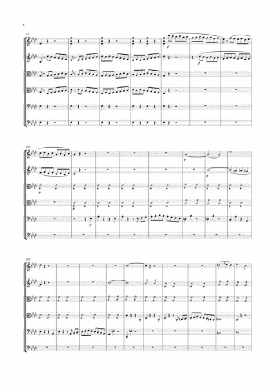 Mendelssohn - String Symphony No.11 in F major, MWV N 11 String Orchestra scores gallery preview page 6