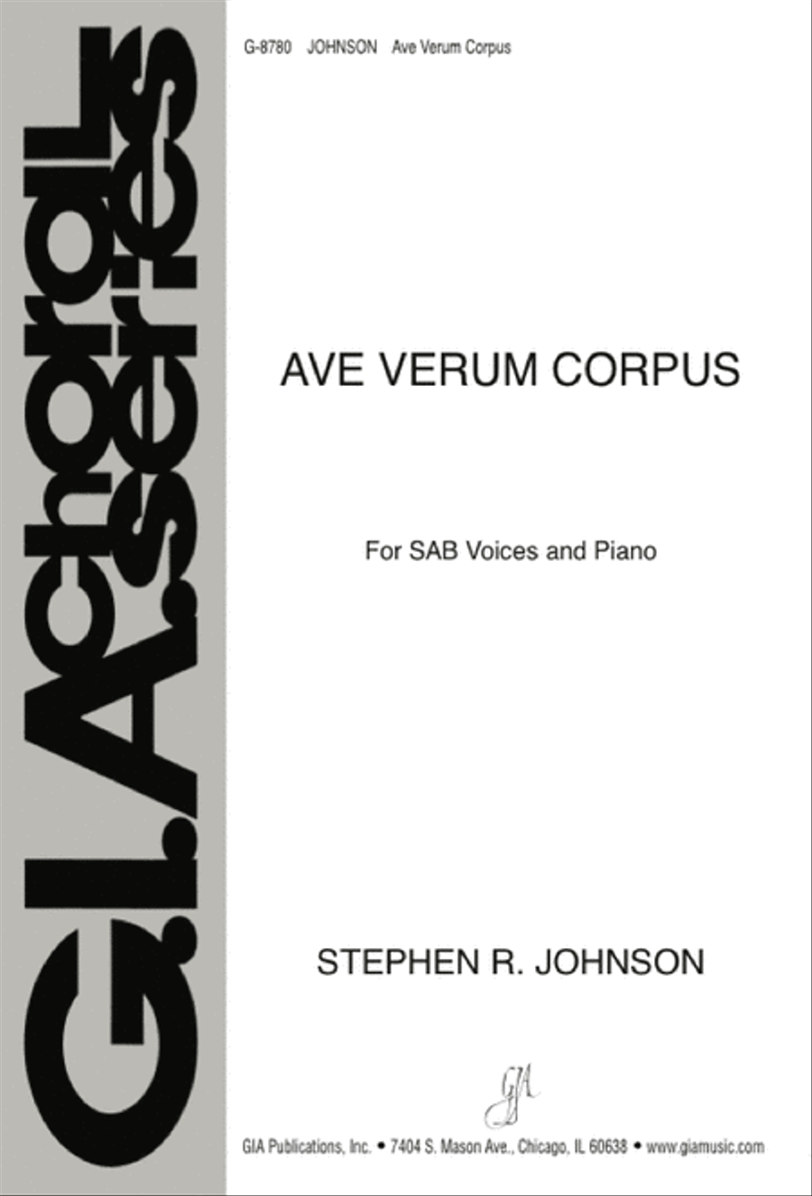 Ave verum corpus Ave verum corpus 3-Part scores gallery preview page 1