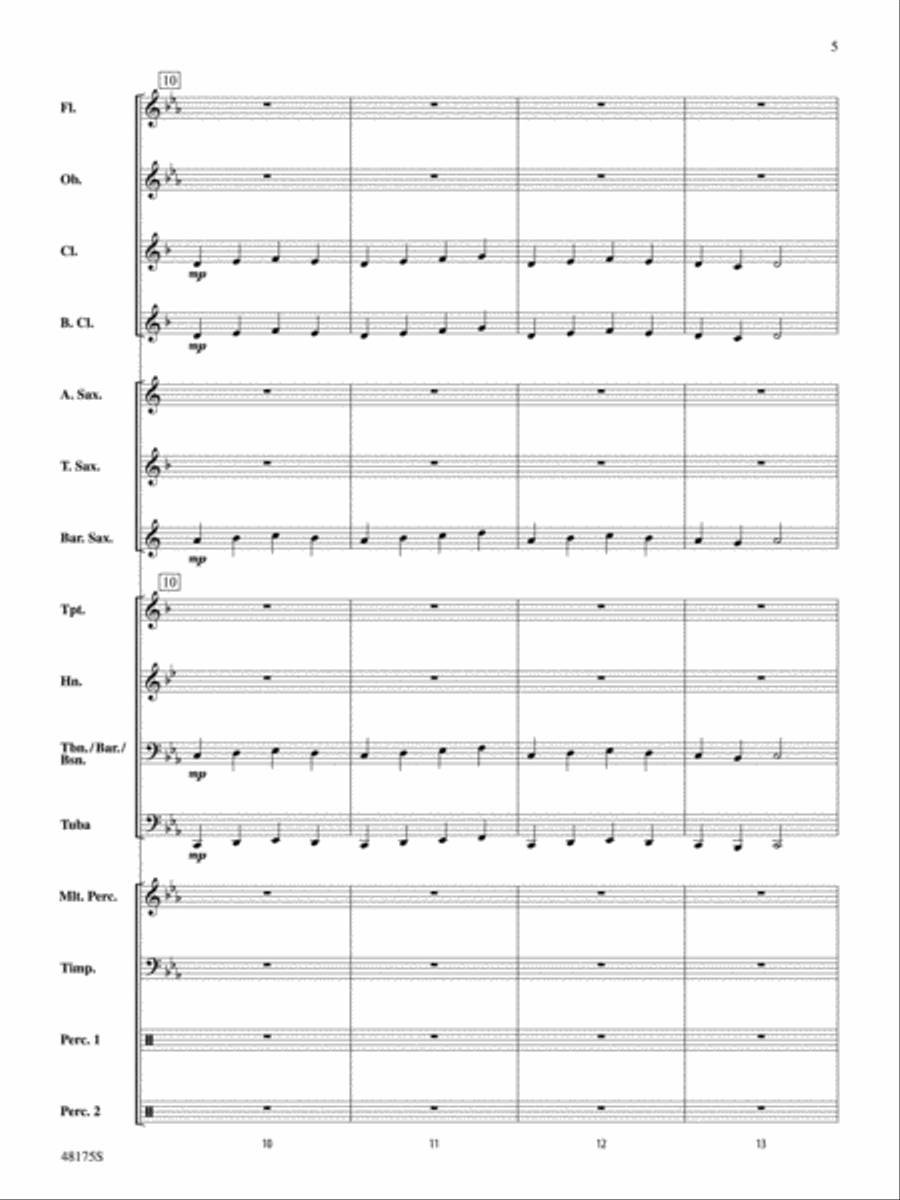 Dragon Bridge: Score Concert Band scores gallery preview page 5