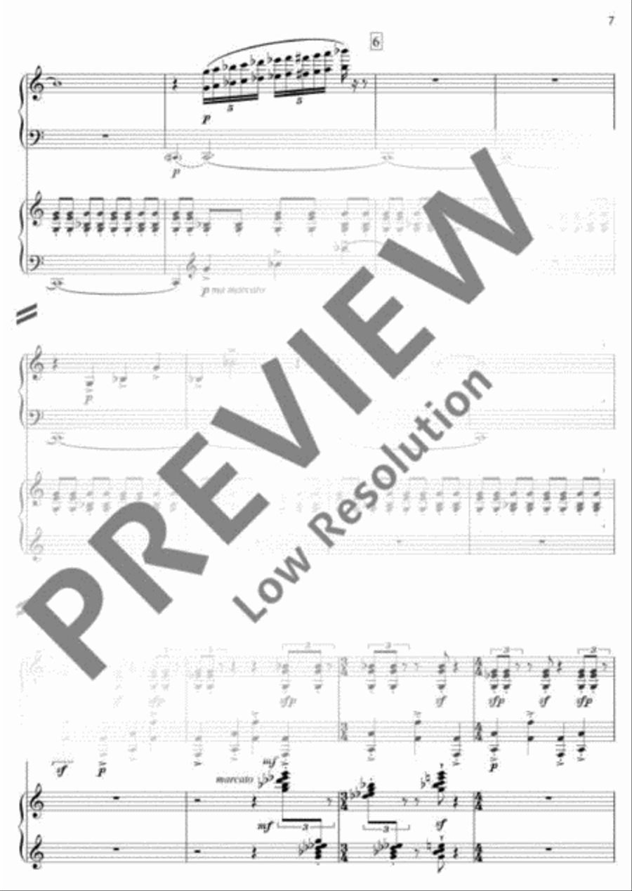 Symphony in Three Movements Piano scores gallery preview page 8