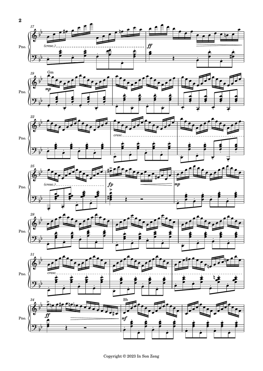 Op.3 No.4-6 by In Son Zeng Piano Method scores gallery preview page 3