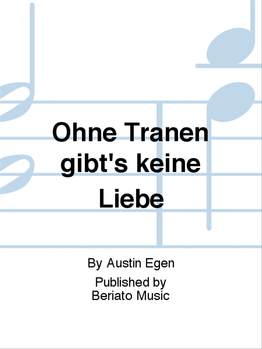 Ohne Tränen gibt's keine Liebe Voice Solo scores gallery preview page 1
