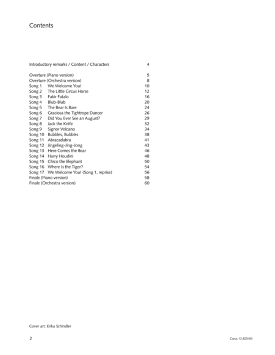 Circus Allegro Circus Allegro Choir scores gallery preview page 3