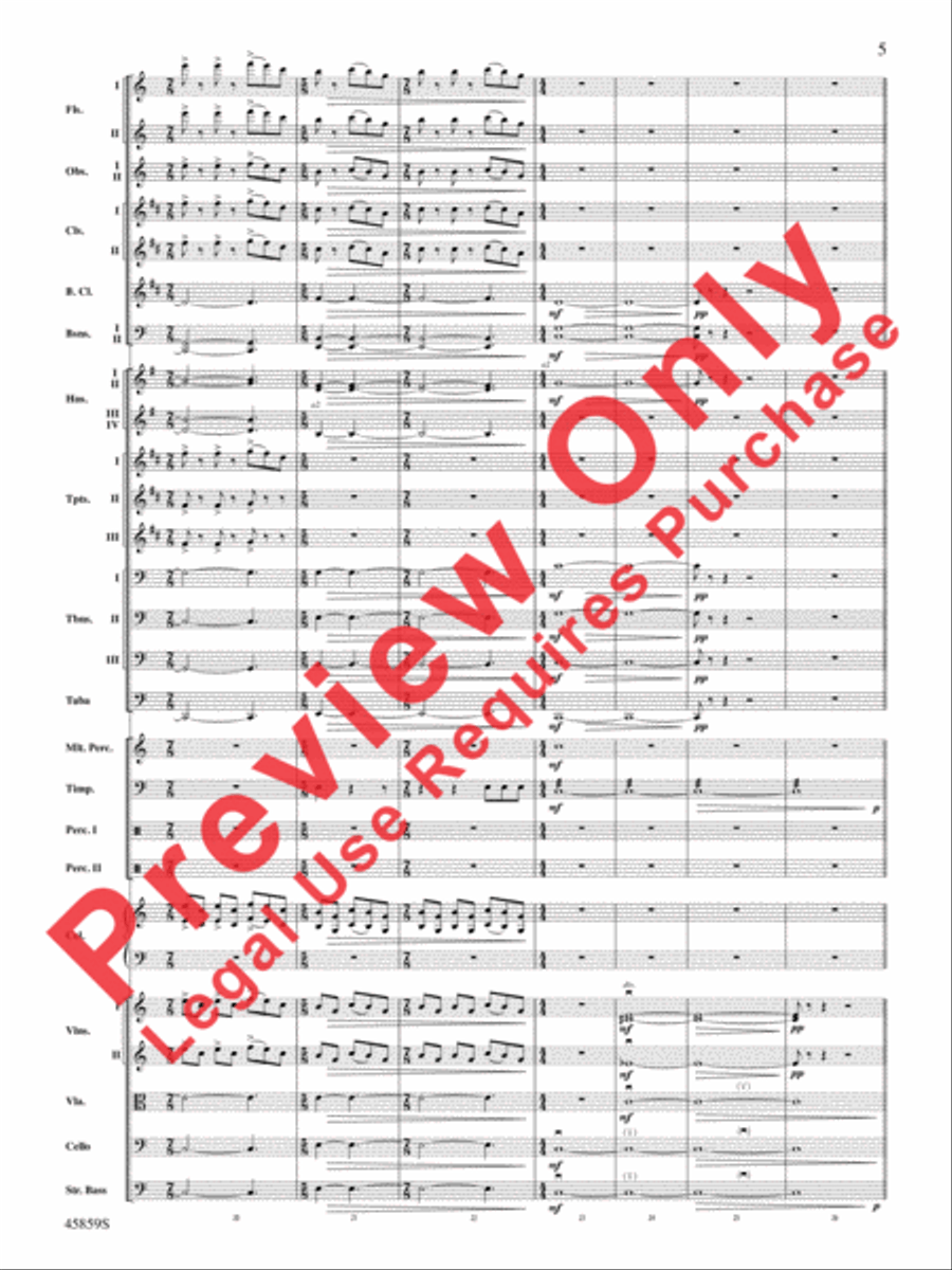 Fantastic Beasts and Where to Find Them Full Orchestra scores gallery preview page 5