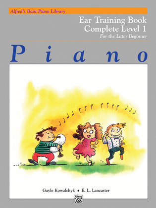 Book cover for Alfred's Basic Piano Library Ear Training Complete