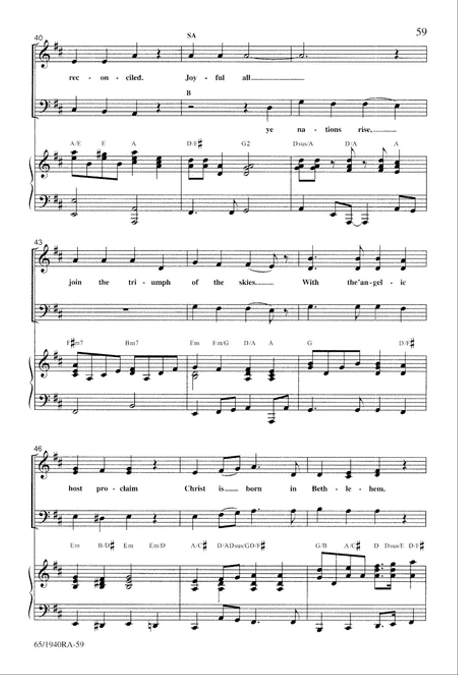 We Will Know Peace 3-Part scores gallery preview page 61