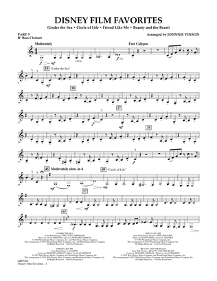 Disney Film Favorites - Pt.5 - Bb Bass Clarinet