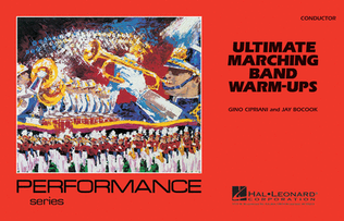 Book cover for Ultimate Marching Band Warm-Ups
