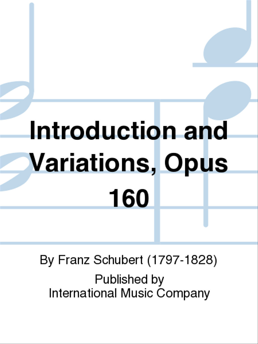 Introduction And Variations, Opus 160 Flute Solo scores gallery preview page 1