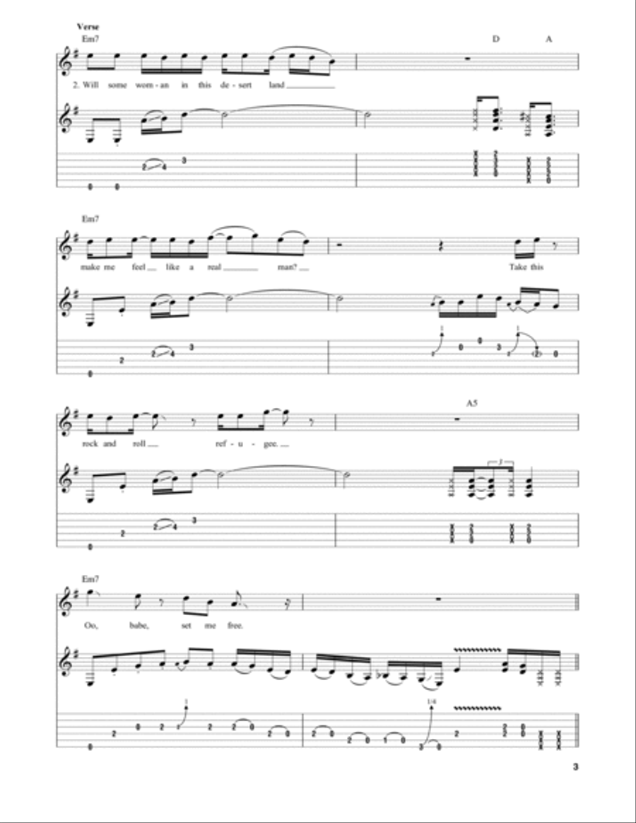 Young Lust Young Lust Electric Guitar scores gallery preview page 3