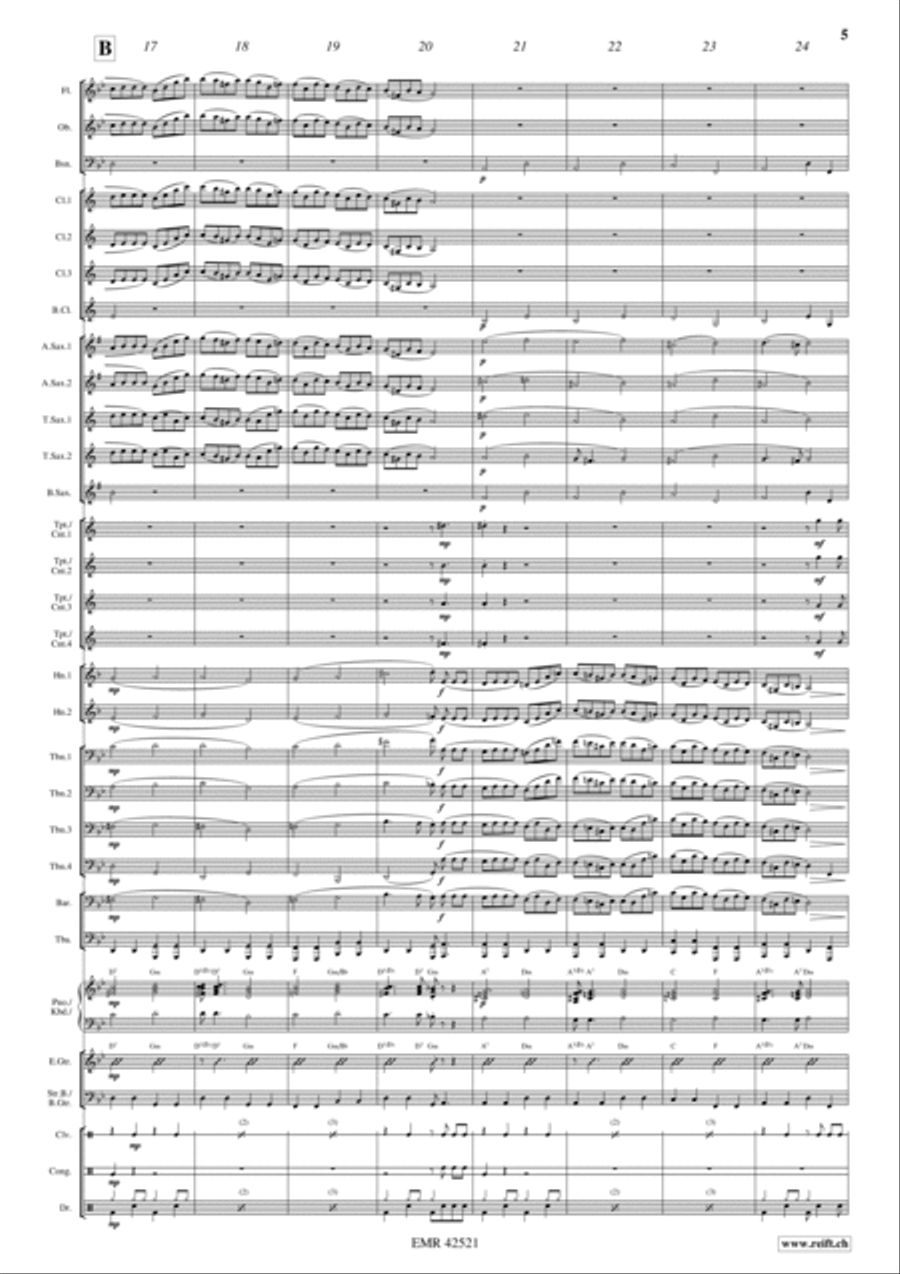 Nutcracker Swing Concert Band scores gallery preview page 6