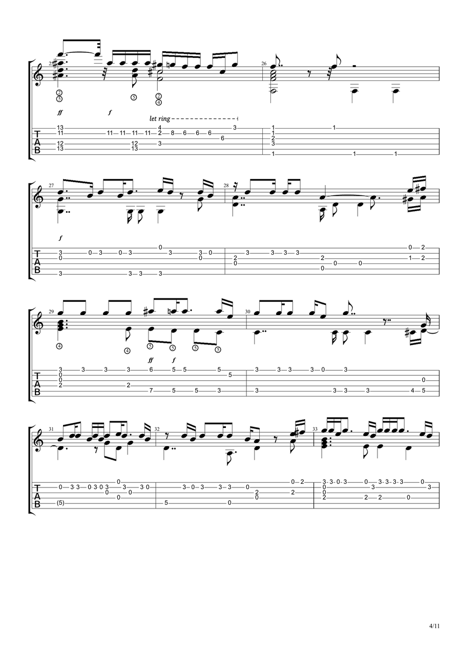 What It Takes Acoustic Guitar scores gallery preview page 5