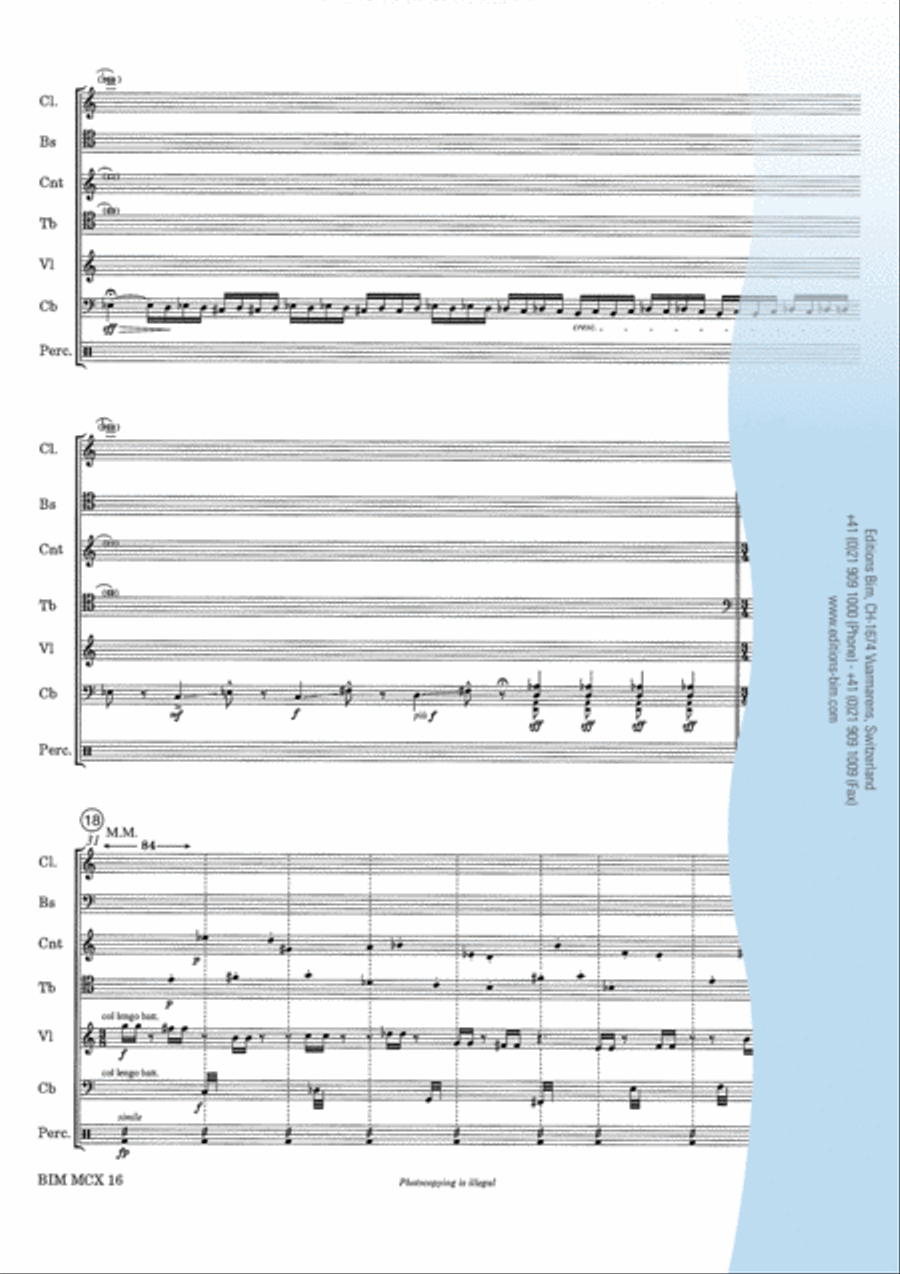 7 Péchés capitaux Bassoon scores gallery preview page 6