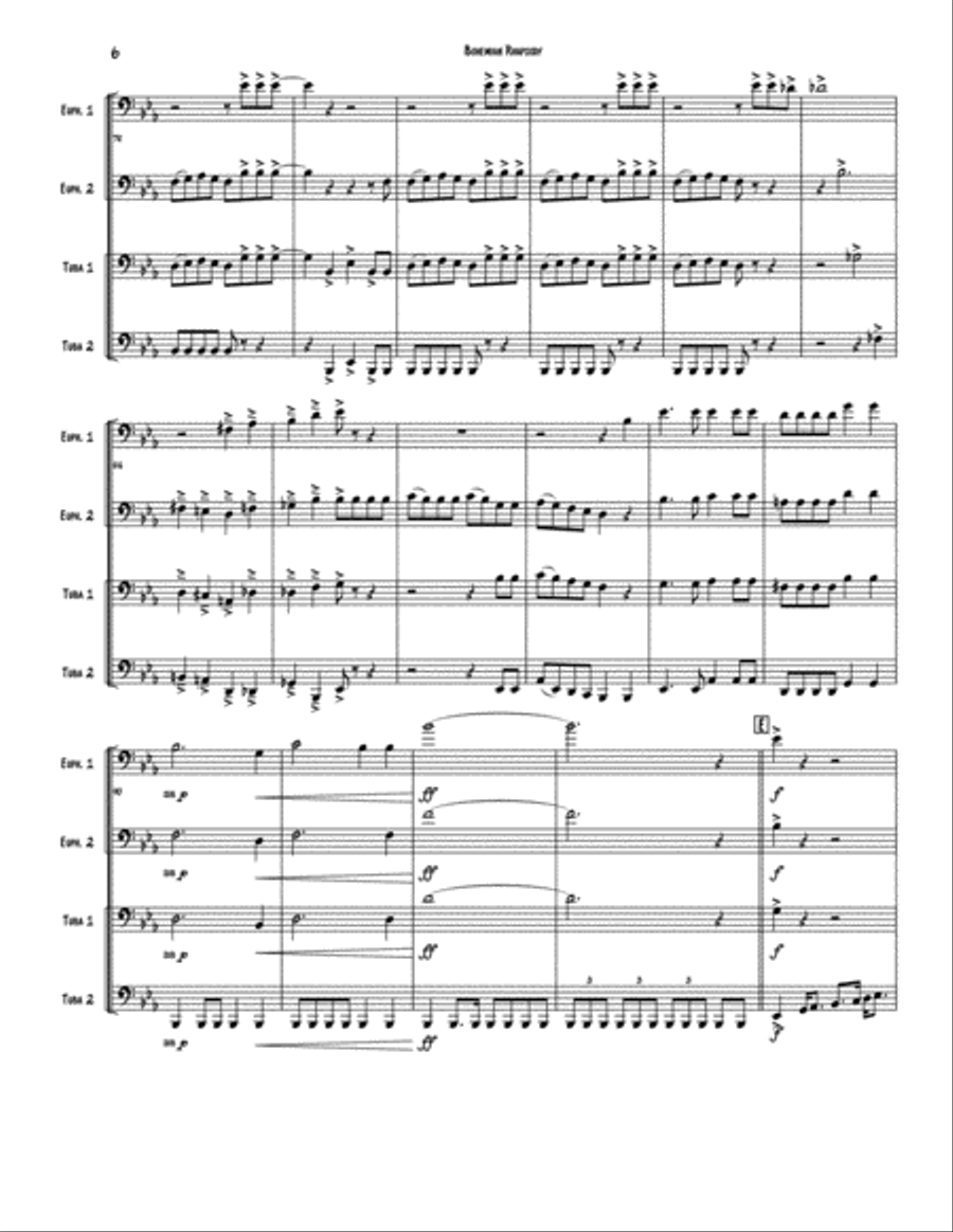 Bohemian Rhapsody Brass Ensemble scores gallery preview page 6