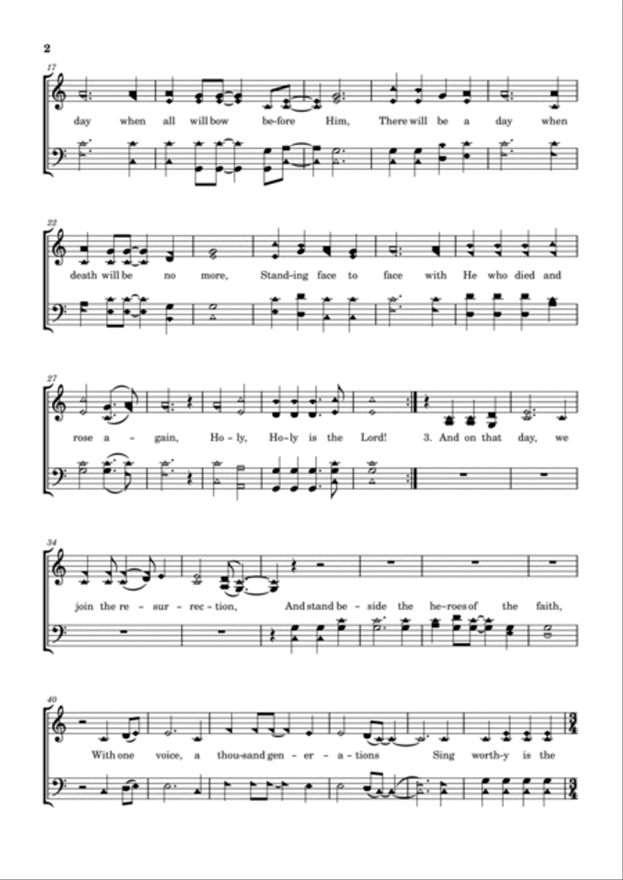 Hymn Of Heaven 4-Part scores gallery preview page 2