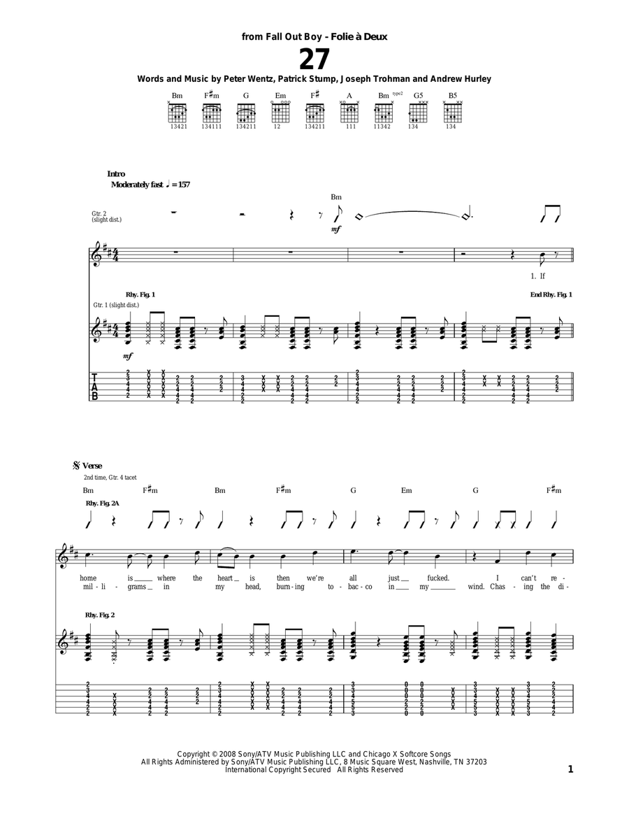 27 Acoustic Guitar scores gallery preview page 1