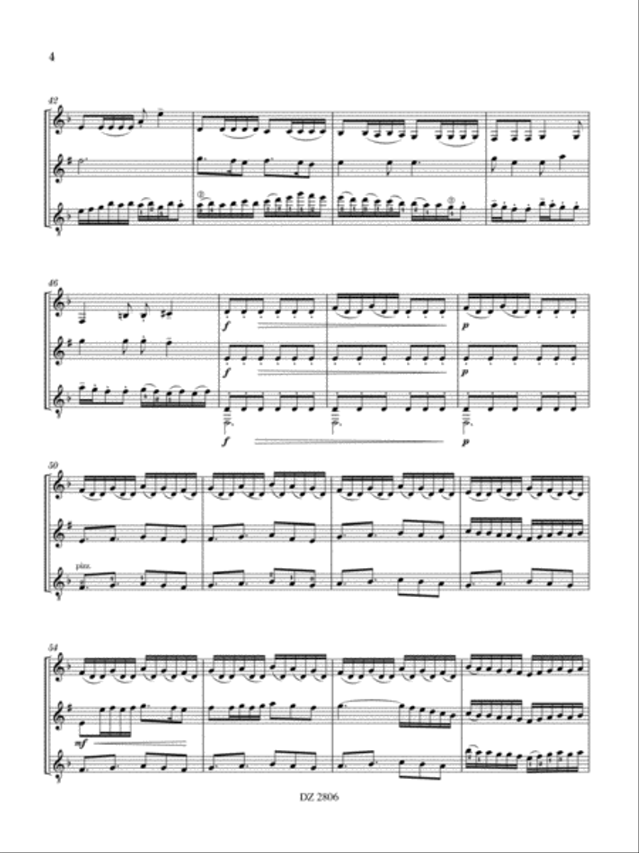 Bribes levantines Clarinet scores gallery preview page 4