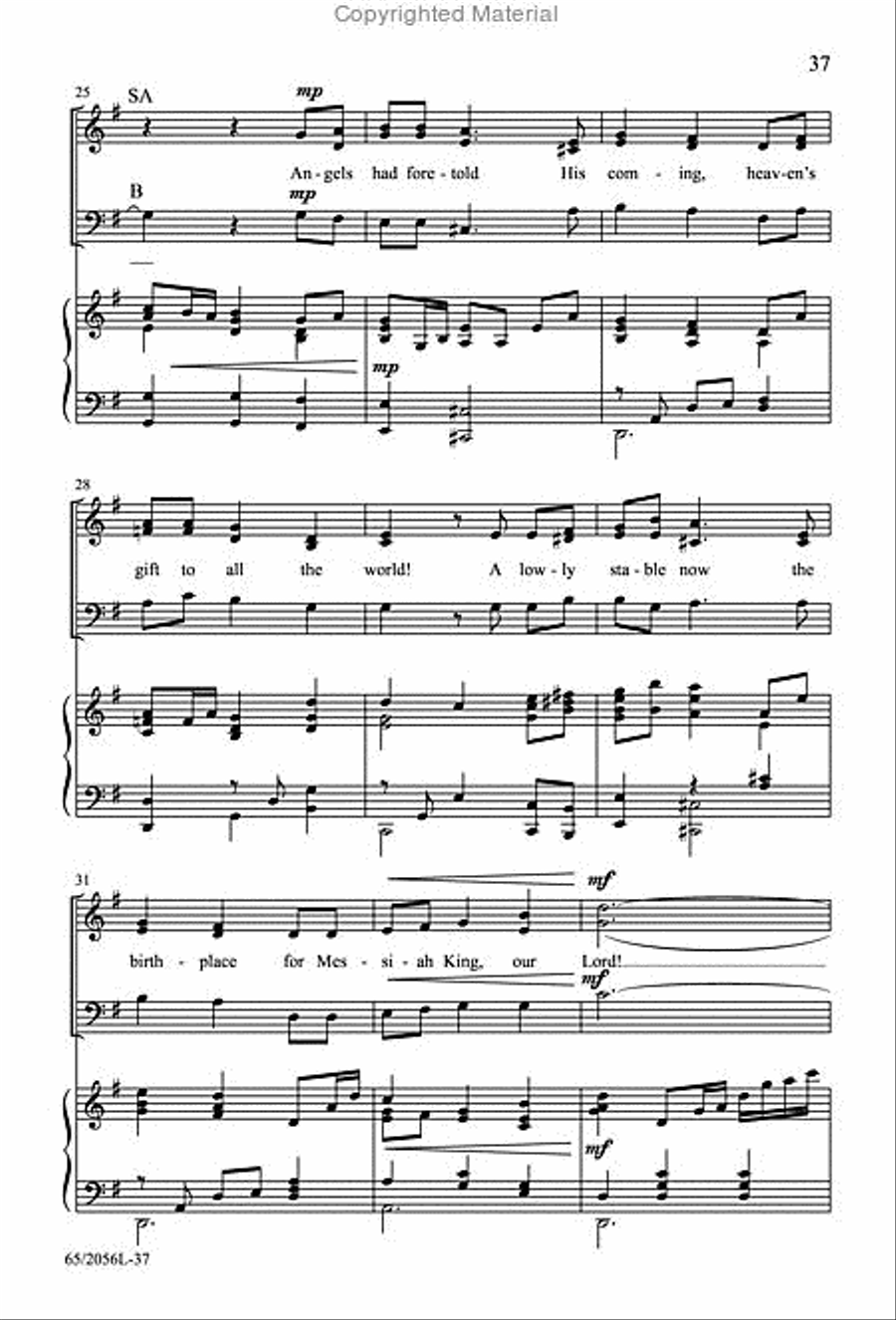 Bethlehem's Child Bethlehem's Child 3-Part scores gallery preview page 16