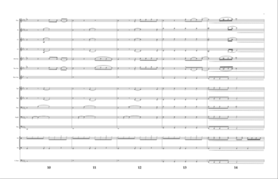 Toss A Coin To Your Witcher Marching Band scores gallery preview page 3